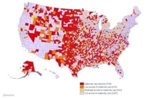 Maternity Care Deserts Map